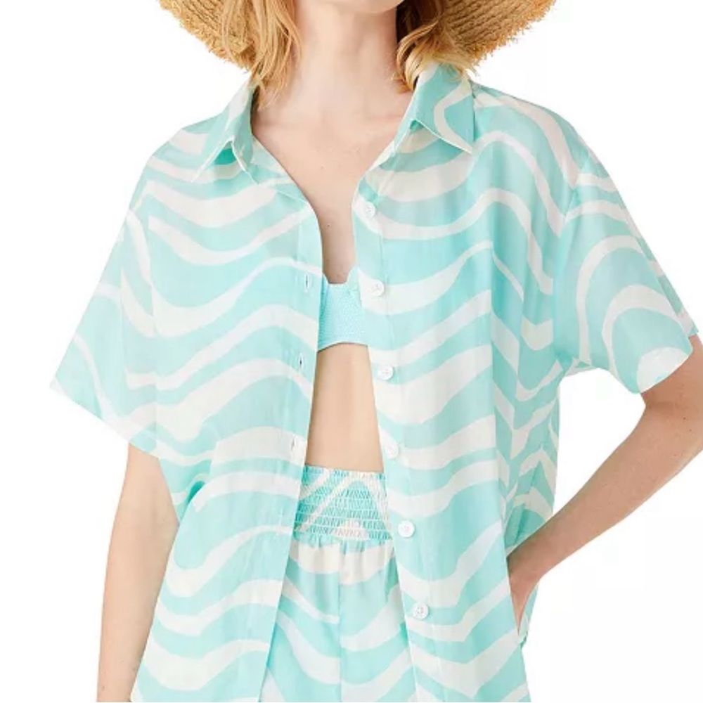 Like new Kate Spade low tide blouse size small petite